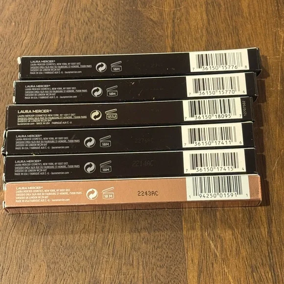 LAURA MERCIER NIB Caviar Stick Eye Color Au Naturel Cobblestone Moonlight Pink - Picture 2 of 13